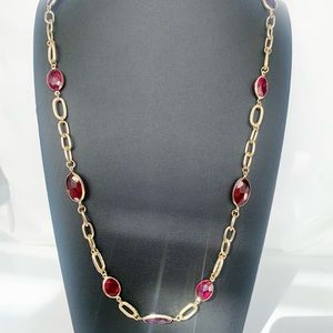 Kim Rogers Fashion Gold Tone Chain Beaded Necklace